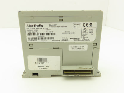 Allen Bradley 1768-ENBT Ethernet IP Communication Interface Module Ser A Rev 2.3