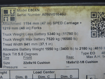 Speedshield M-FM2A-HYS-01 Tracker Display Module 8807954 Off Hyster E80XN