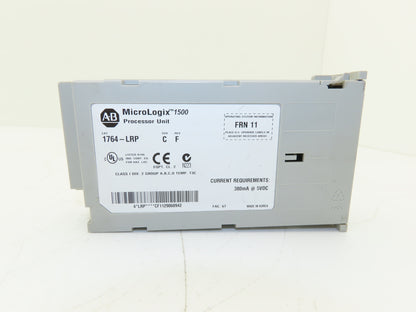 Allen Bradley 1764-LRP MicroLogix 1500 Processor Unit Ser C Rev F FRN 11
