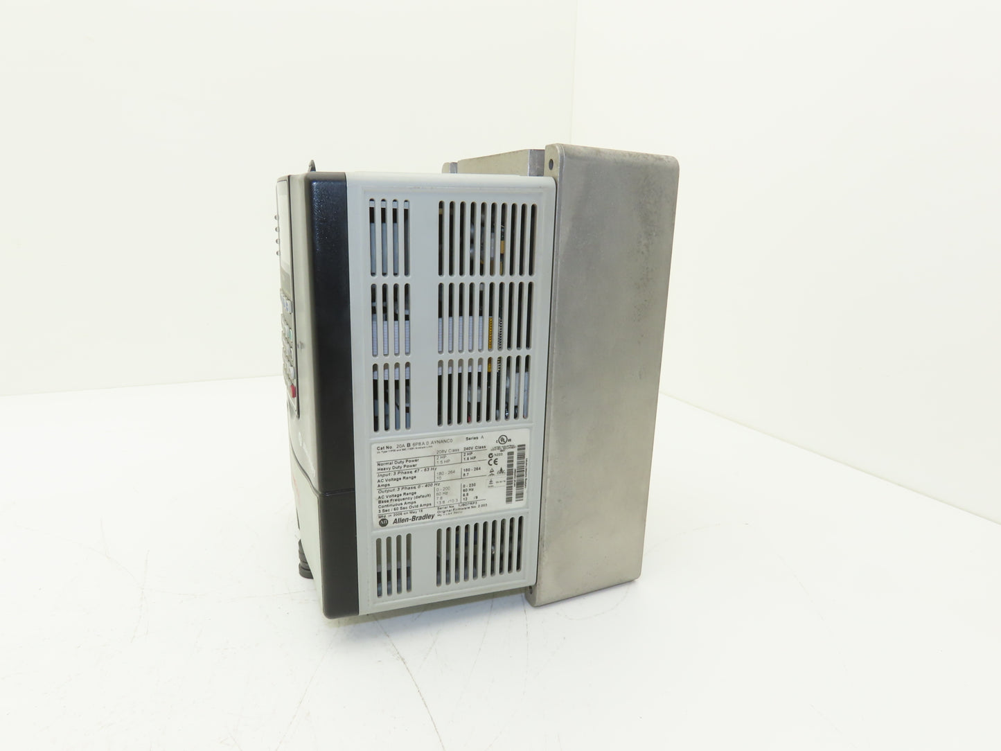 Allen Bradley 20AB6P8A0AYNANC0 PowerFlex 70 AC Drive 2Hp 240V 3PH Ser A FW 2.003