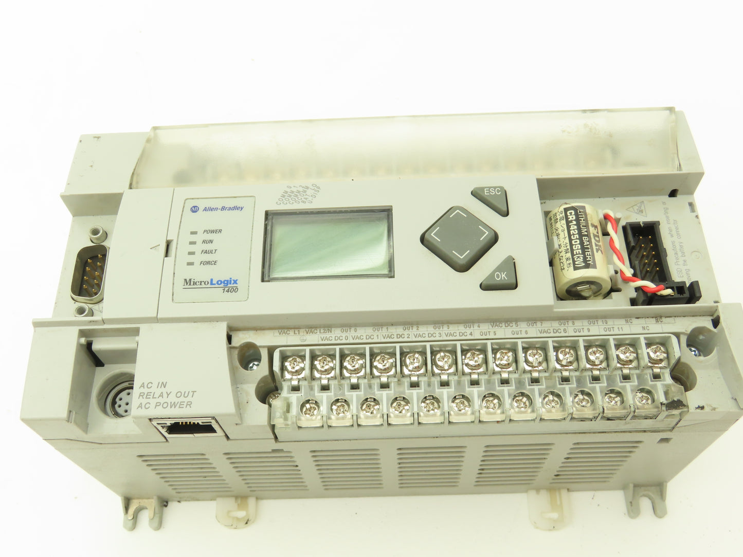 Allen Bradley 1766-L32AWA MicroLogix 1400 Controller Module 32Pt Series B FW 16