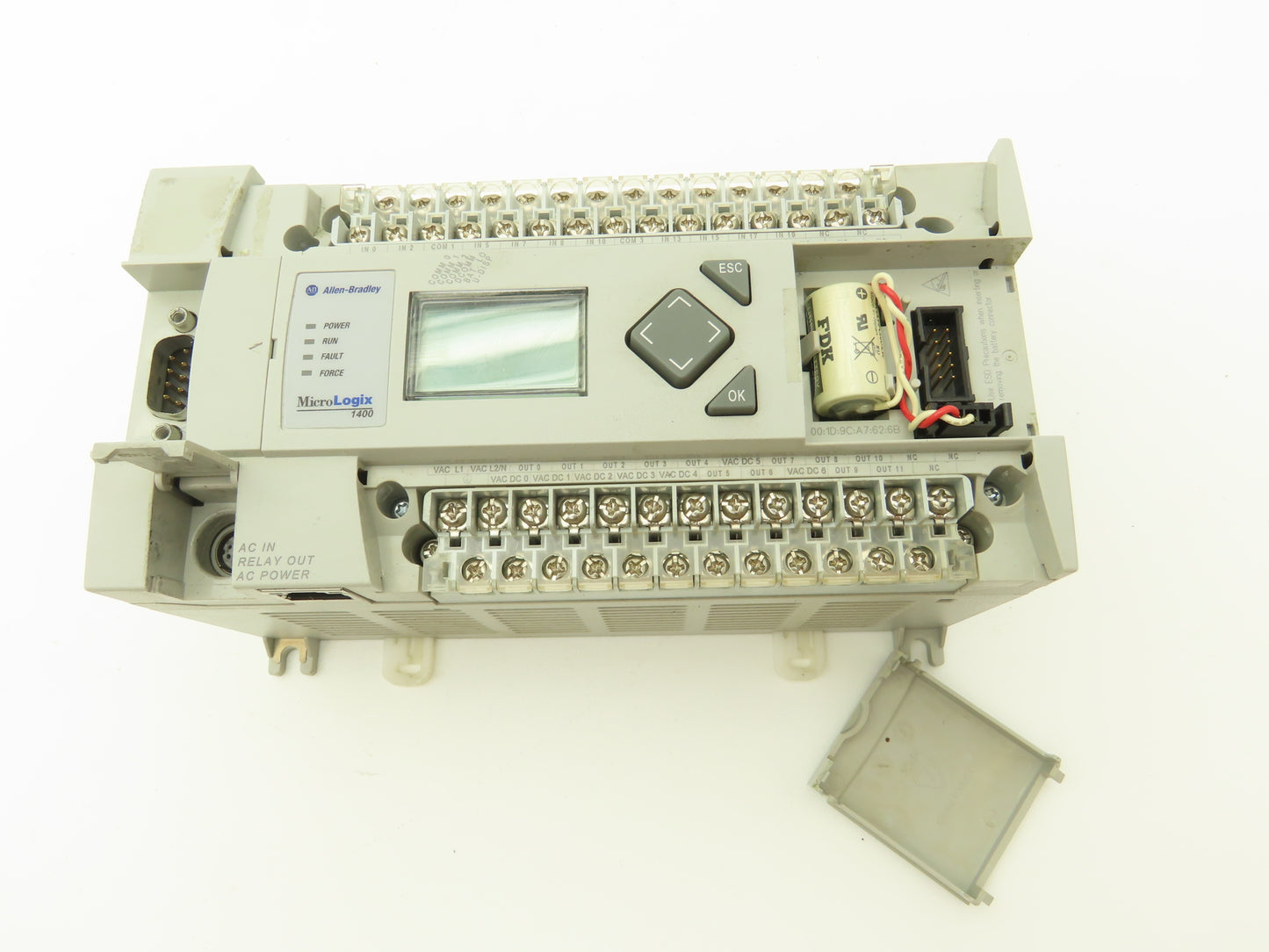 Allen Bradley 1766-L32AWA MicroLogix 1400 Controller Module 32Pt Series B FW 15