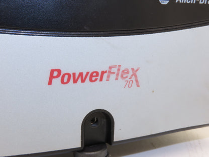 Allen Bradley 20AB6P8A0AYNANC0 PowerFlex 70 AC Drive 2Hp 240V 3PH Ser A FW 5.001