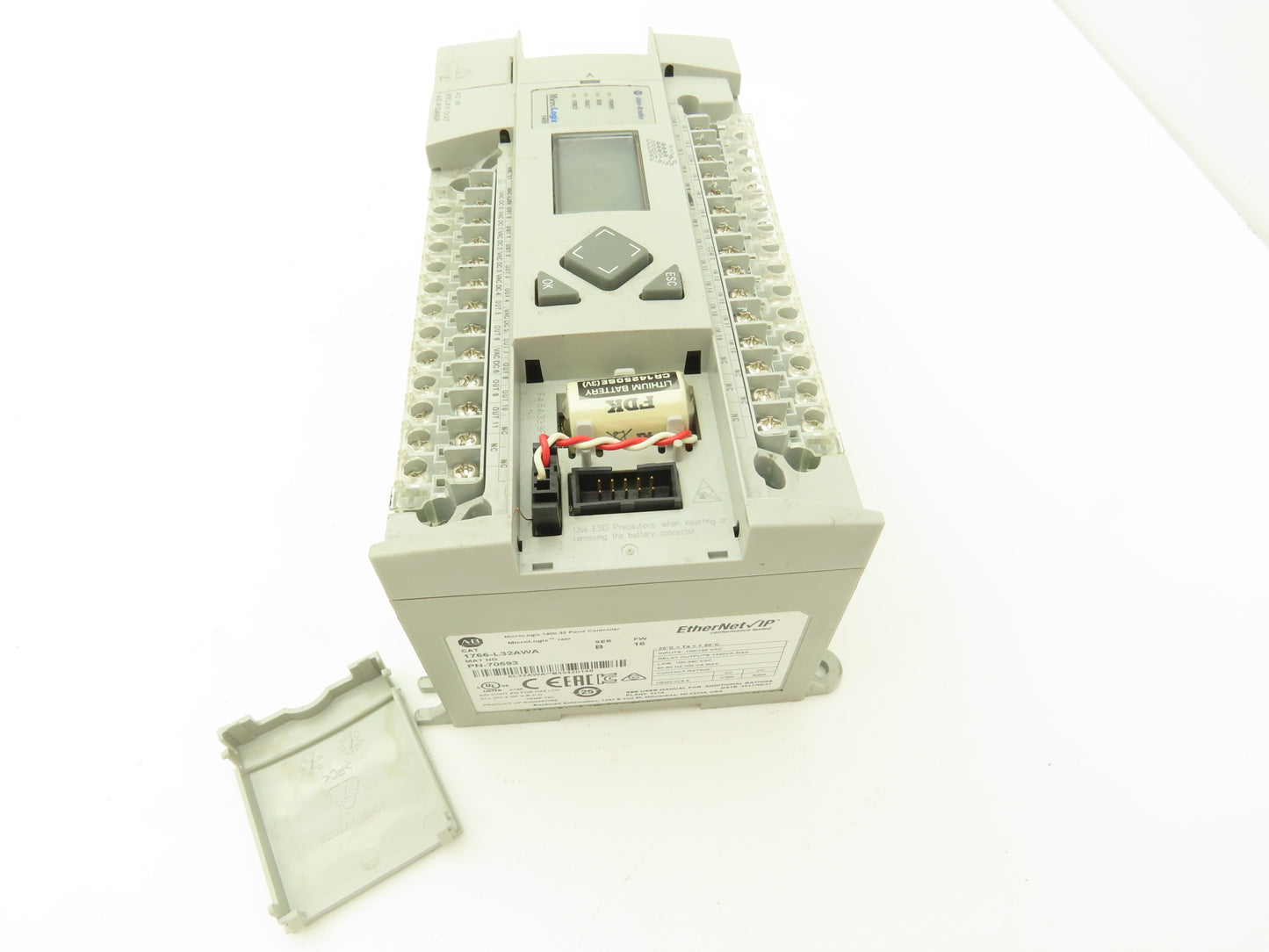 Allen Bradley 1766-L32AWA MicroLogix 1400 Controller Module 32Pt Series B FW 16