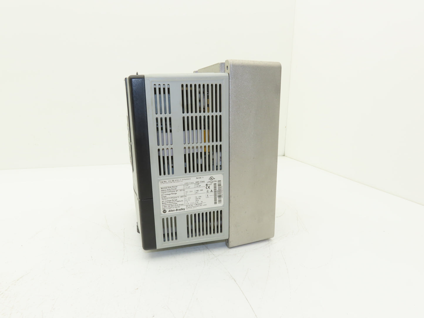Allen Bradley 20AB6P8A3AYNANC0 PowerFlex 70 AC Drive 2Hp 240V 3PH Ser A FW 3.003