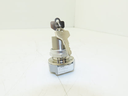 Allen Bradley 800T-J44KE7 Keyed Selector Switch 3-Position w/Key Series U