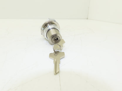 Allen Bradley 800T-J44KE7 Keyed Selector Switch 3-Position w/Key Series U