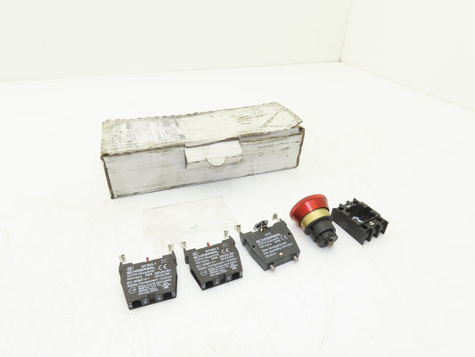 Schmersal EDRR40RT/2X303/GB E-Stop Pushbutton Kit Mushroomhead 38.5mm 103008214