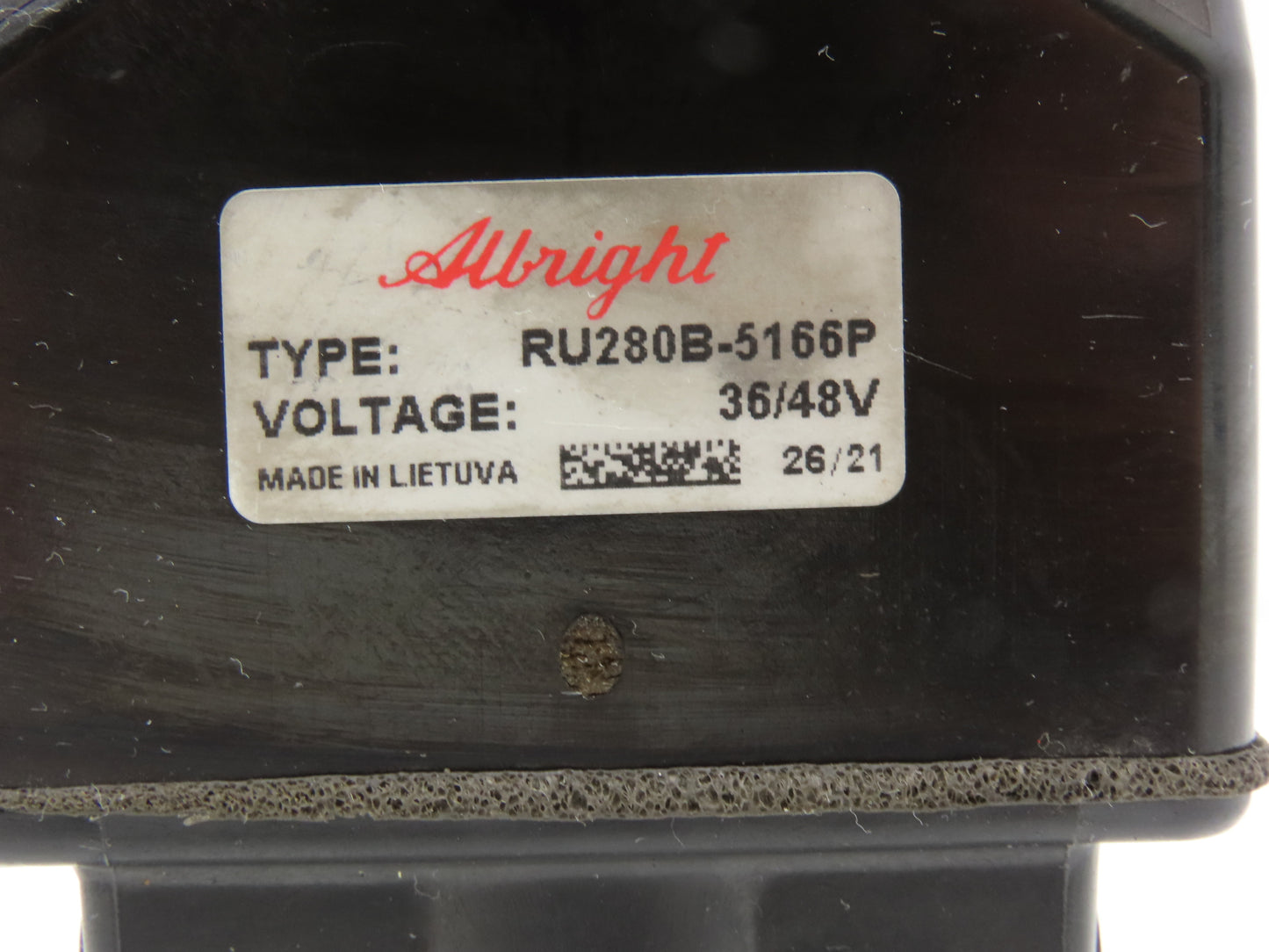 Hyster RU280B-5166P Forklift Curtis Albright DC Motor Contactor Off Hyster E80XN