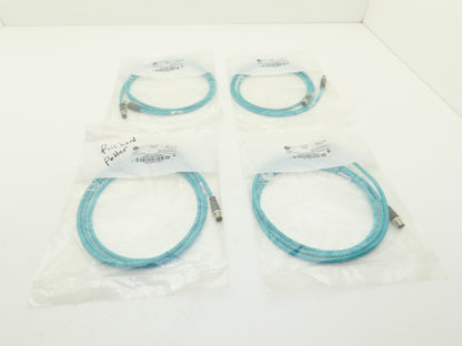 Allen Bradley 1585D-M4TBDM-2 Ethernet Media Patchcord M12 Male 2M Ser B Lot of 4