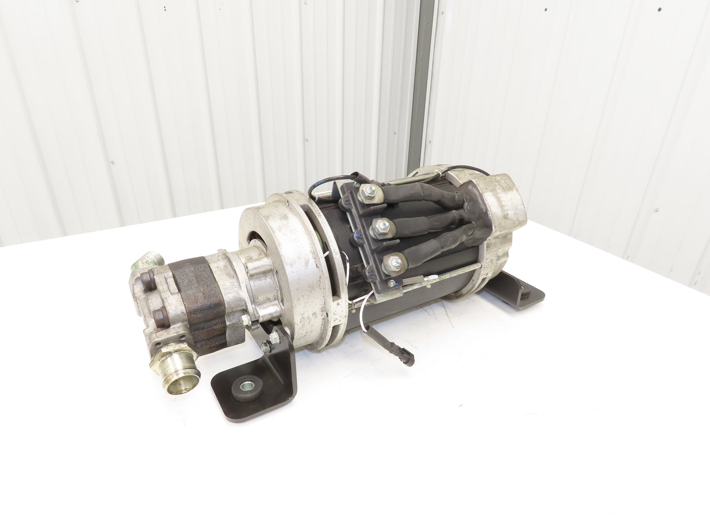 Hyster 8813389 Forklift Hydraulic Motor 48V & Pump 8811653 Removed From E80XN