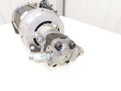 Hyster 8813389 Forklift Hydraulic Motor 48V & Pump 8811653 Removed From E80XN