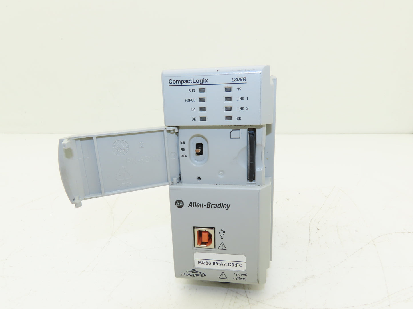 Allen Bradley 1769-L30ER CompactLogix 1MB Ethernet Controller Ser A FW 1.002