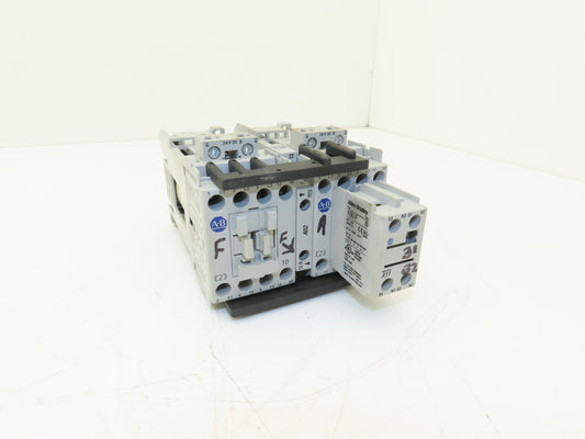 Allen Bradley 104-C23DJ22 Reversing Starter Contactor 24VDC Coil 100-C23D-10