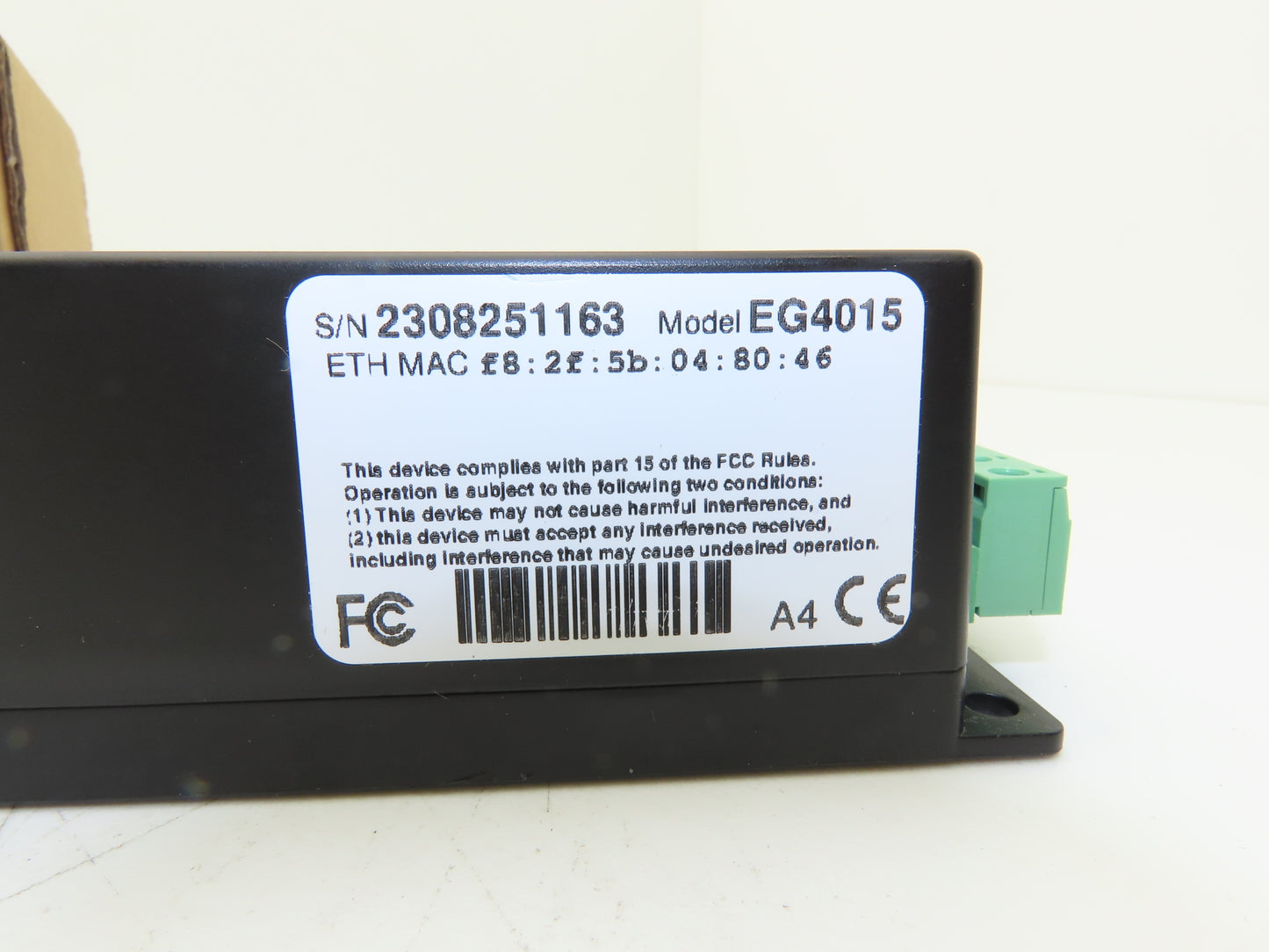 EGauge Systems EG4015 Data Logger Meter Server 277VAC 9-60VDC