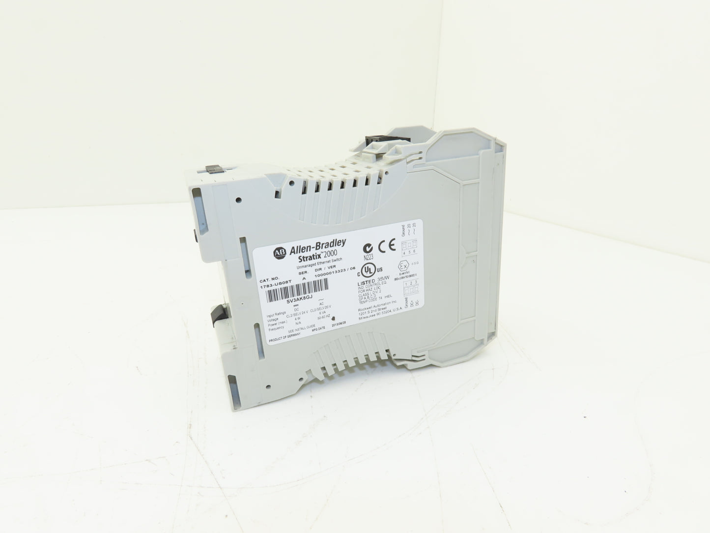 Allen Bradley 1783-US08T Stratix 2000 Ethernet Switch Unmanaged PLC Series A
