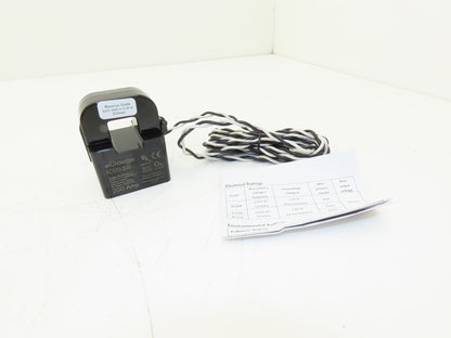 EGauge Systems ECS20-200 Current Transformer Split-Core CT 20mm 200A 600VAC