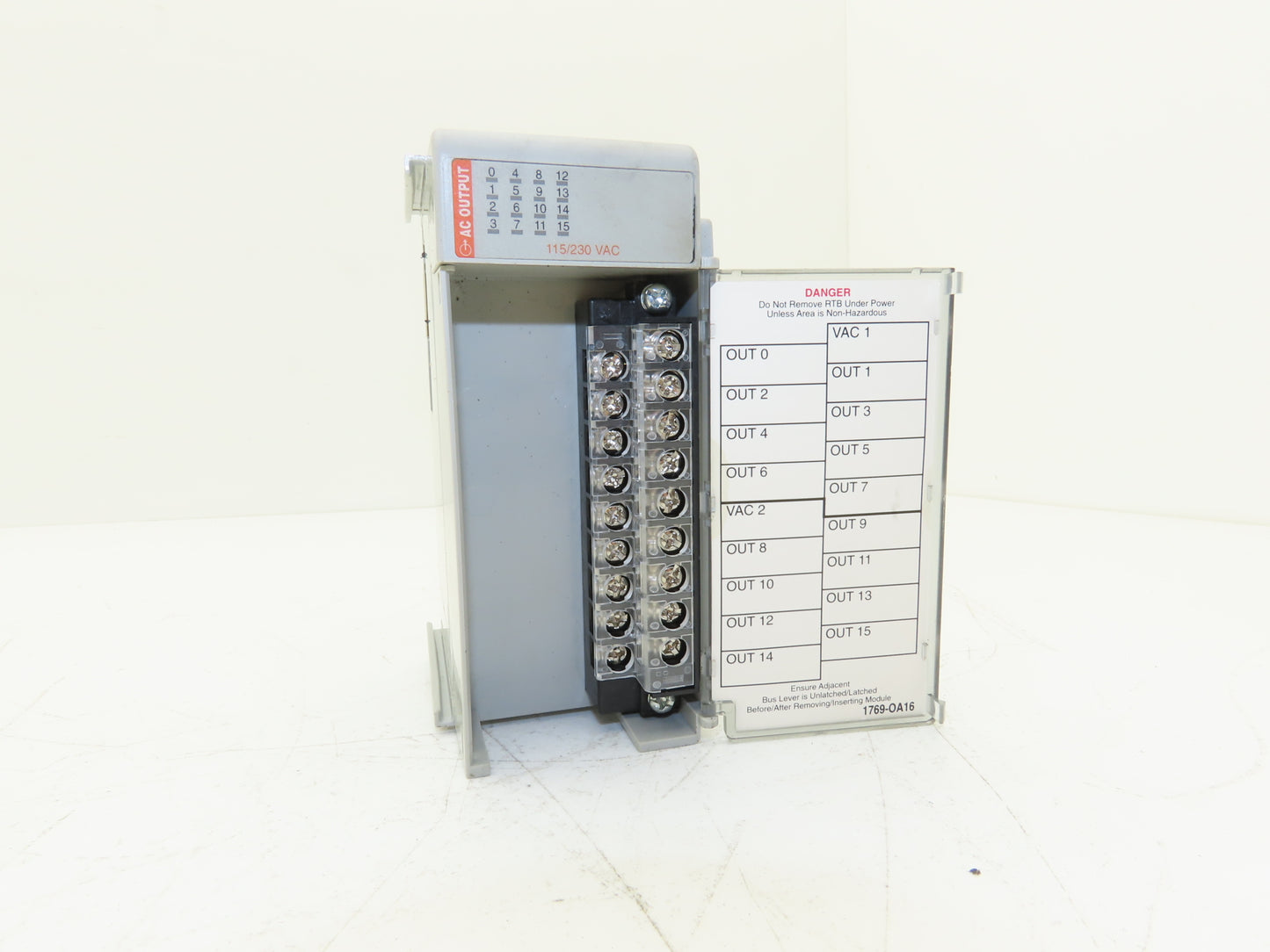 Allen Bradley 1769-OA16 Compact I/O 16 Pt Output Module 115/230V Ser A F/W 3.1