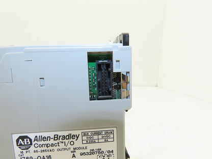 Allen Bradley 1769-OA16 Compact I/O 16 Pt Output Module 115/230V Ser A F/W 3.1