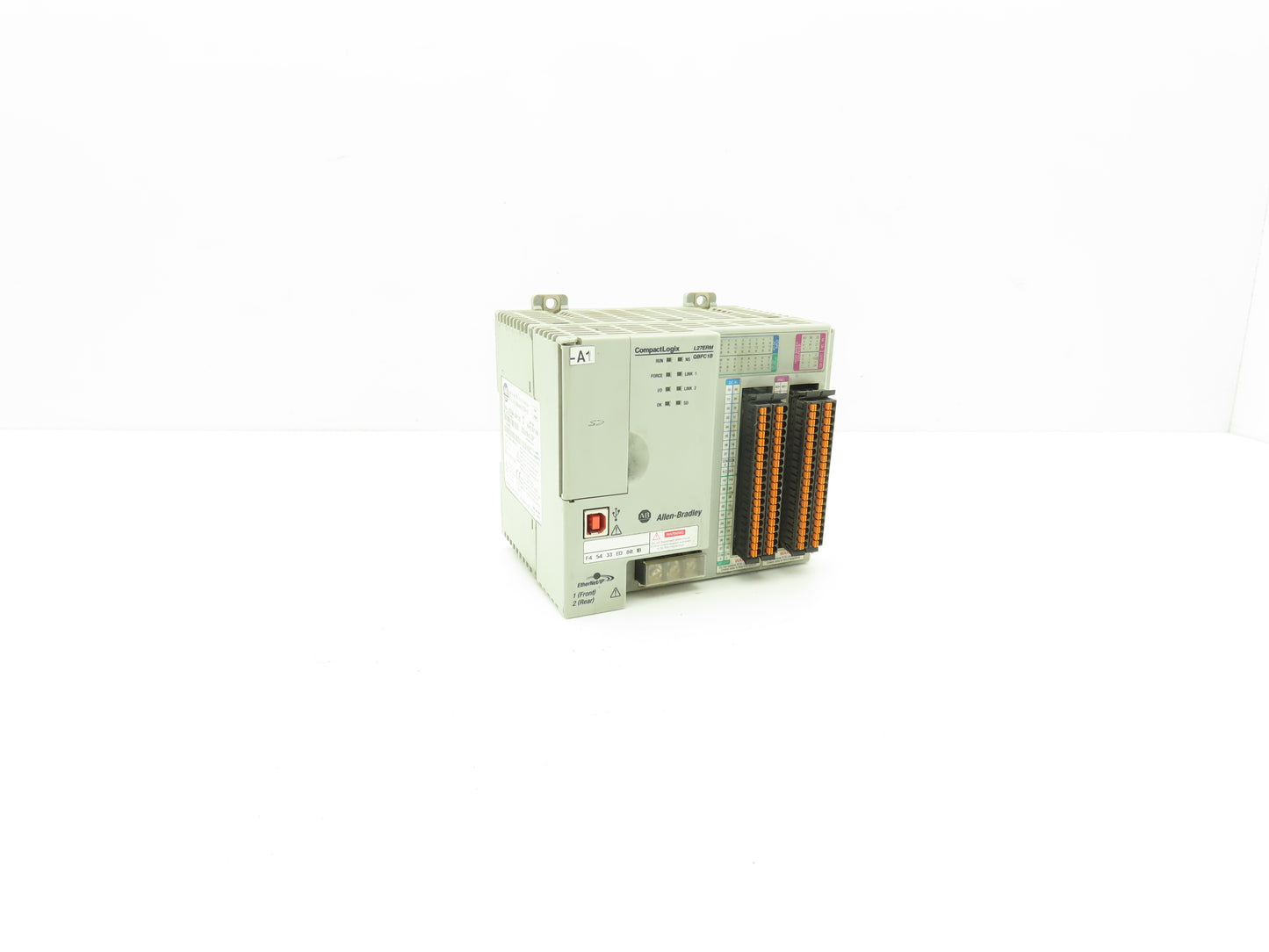 Allen Bradley 1769-L27ERM-QBFC1B CompactLogix 750KB DI/O Controller Ser A E-net
