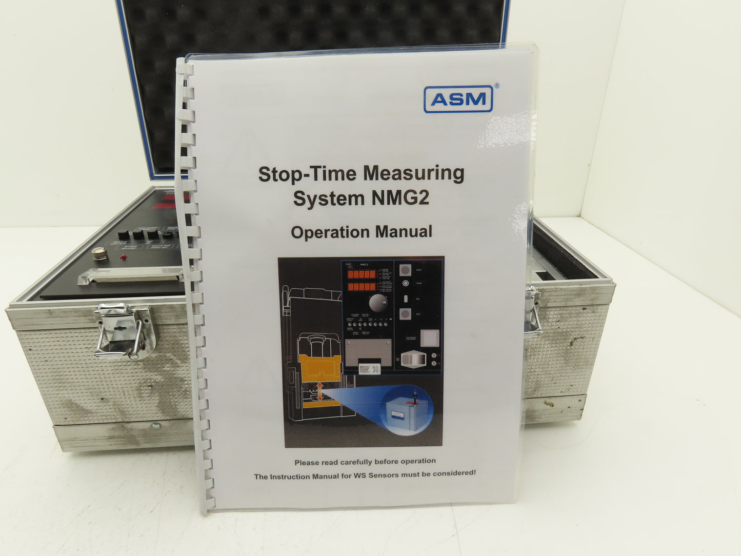 ASM NMG2-2500-P-MEM Machine Safety Guard Stop-Time Measuring System STM