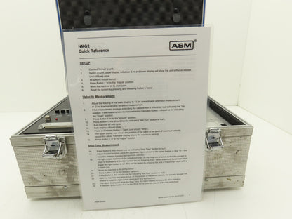 ASM NMG2-2500-P-MEM Machine Safety Guard Stop-Time Measuring System STM