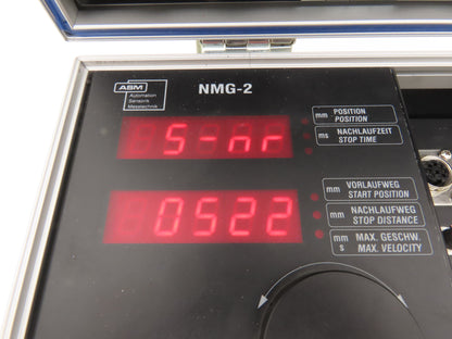ASM NMG2-2500-P-MEM Machine Safety Guard Stop-Time Measuring System STM