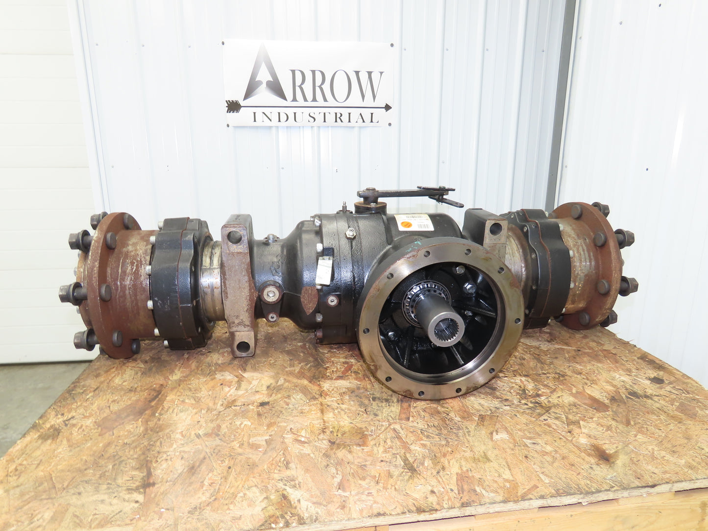 Hyster E80XN Forklift Front Dual Wheel Drive Axle Assembly 8-Lug