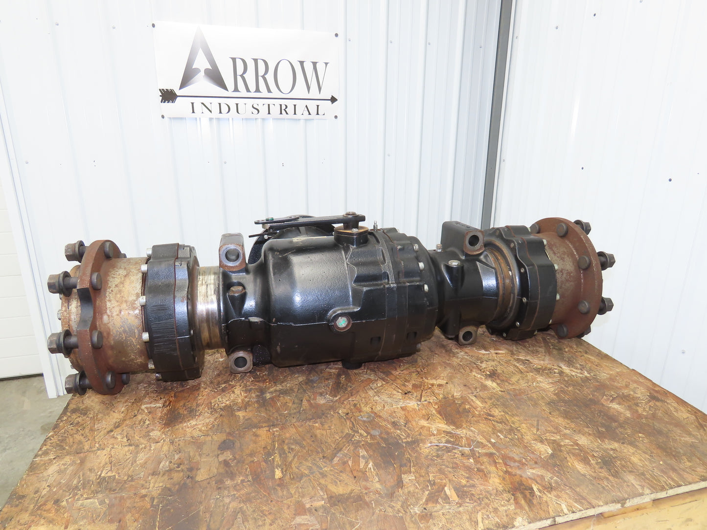 Hyster E80XN Forklift Front Dual Wheel Drive Axle Assembly 8-Lug