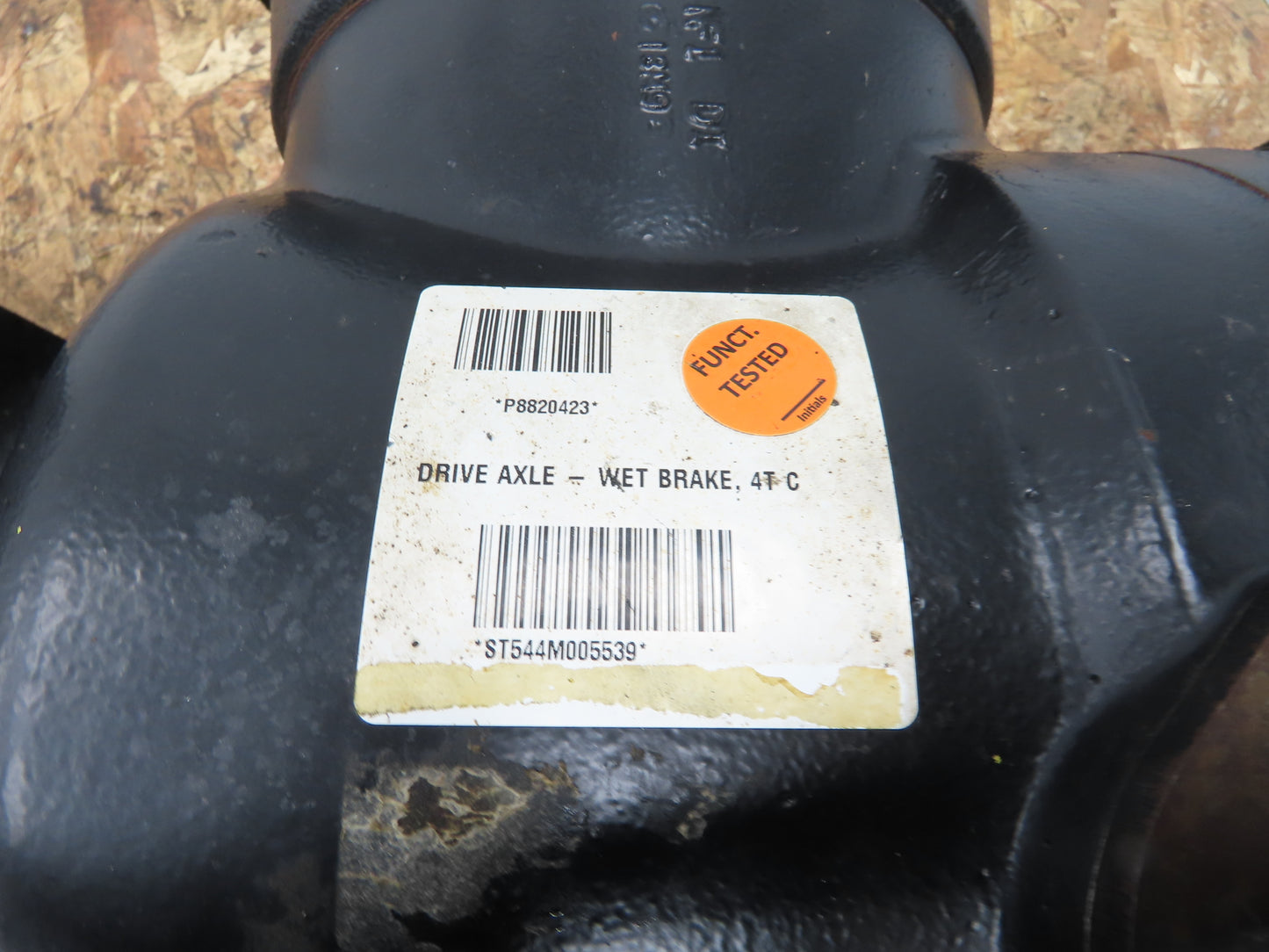 Hyster E80XN Forklift Front Dual Wheel Drive Axle Assembly 8-Lug