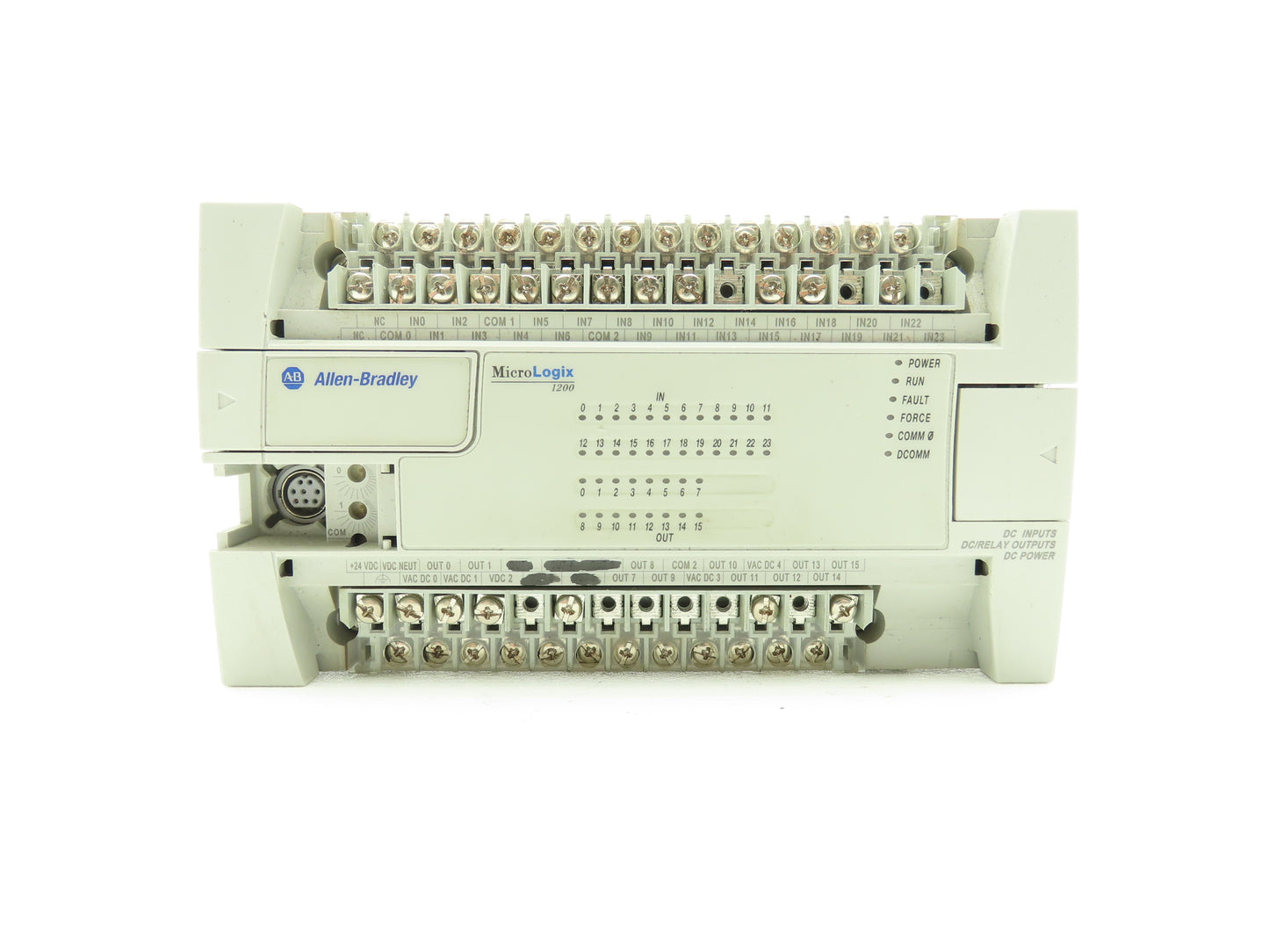 Allen Bradley 1762-L40BXBR MicroLogix 1200 PLC Input Output Module Ser C Rev 9