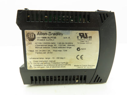 Allen Bradley 1606-XLP72E Power Supply 24VDC 72W 3A 120/240V