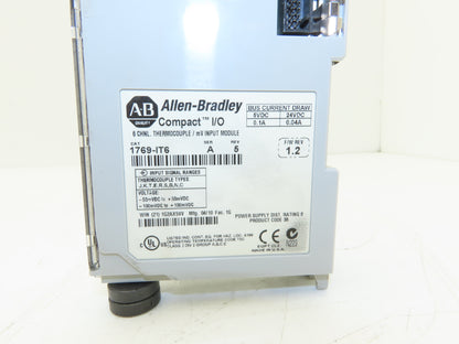 Allen Bradley 1769-IT6 Compact I/O Thermocouple/mV Input 6 Pt Ser A Rev 5