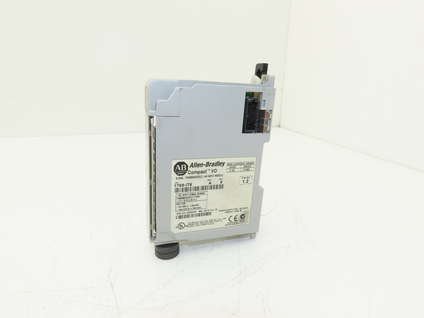 Allen Bradley 1769-IT6 Compact I/O Thermocouple/mV Input 6 Pt Ser A Rev 5