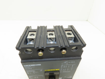 Square D FAL34035 3 Pole Circuit Breaker 35A 600V 3PH Gray Face Molded Case