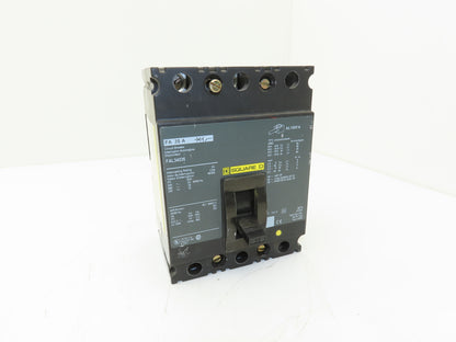 Square D FAL34035 3 Pole Circuit Breaker 35A 600V 3PH Gray Face Molded Case