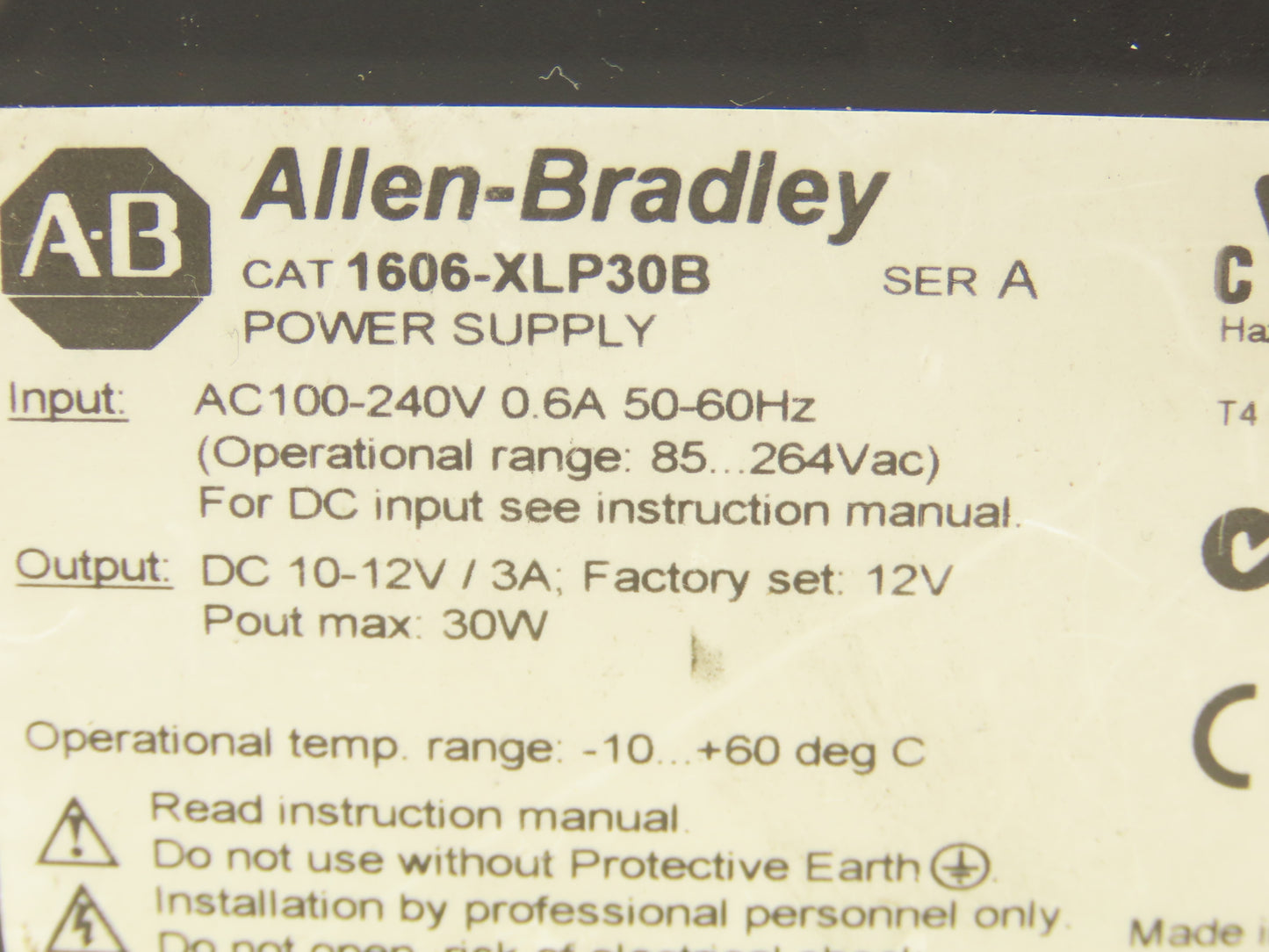 Allen Bradley 1606-XLP30B Power Supply 24VDC 30/50W 120V Lot of 5
