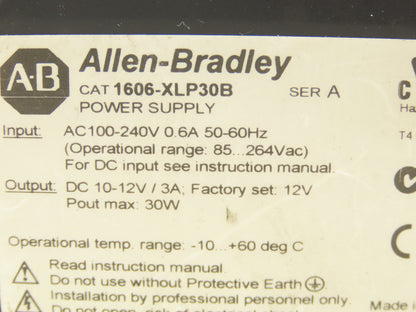 Allen Bradley 1606-XLP30B Power Supply 24VDC 30/50W 120V Lot of 5