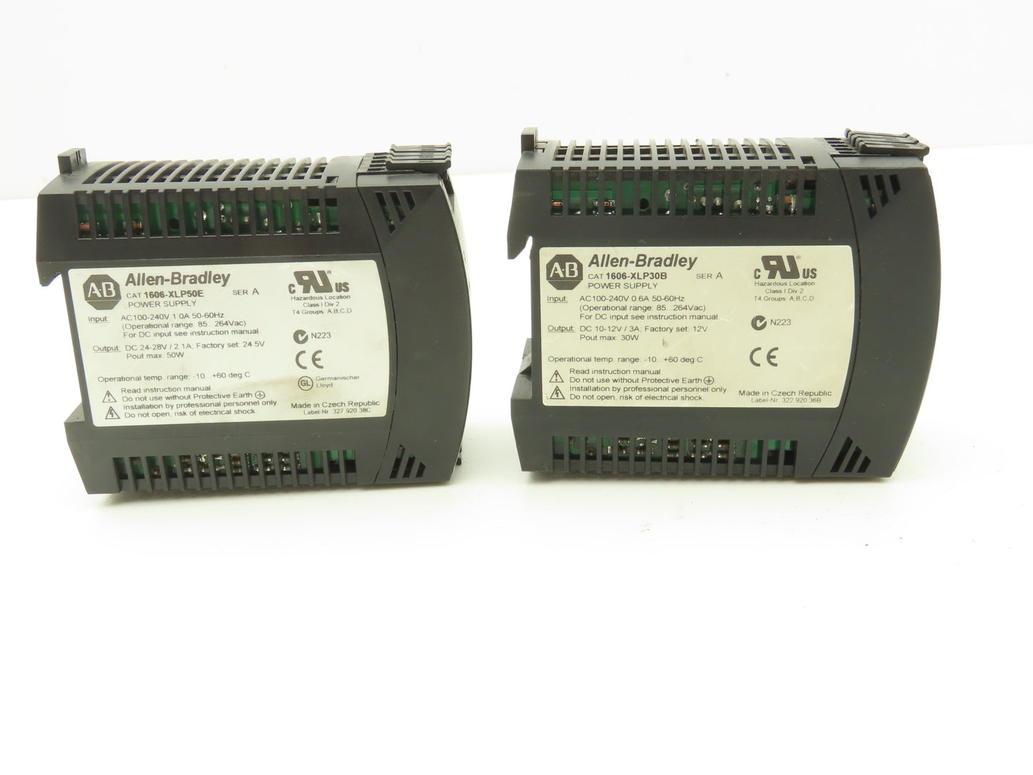 Allen Bradley 1606-XLP30B Power Supply 24VDC 30/50W 120V Lot of 5