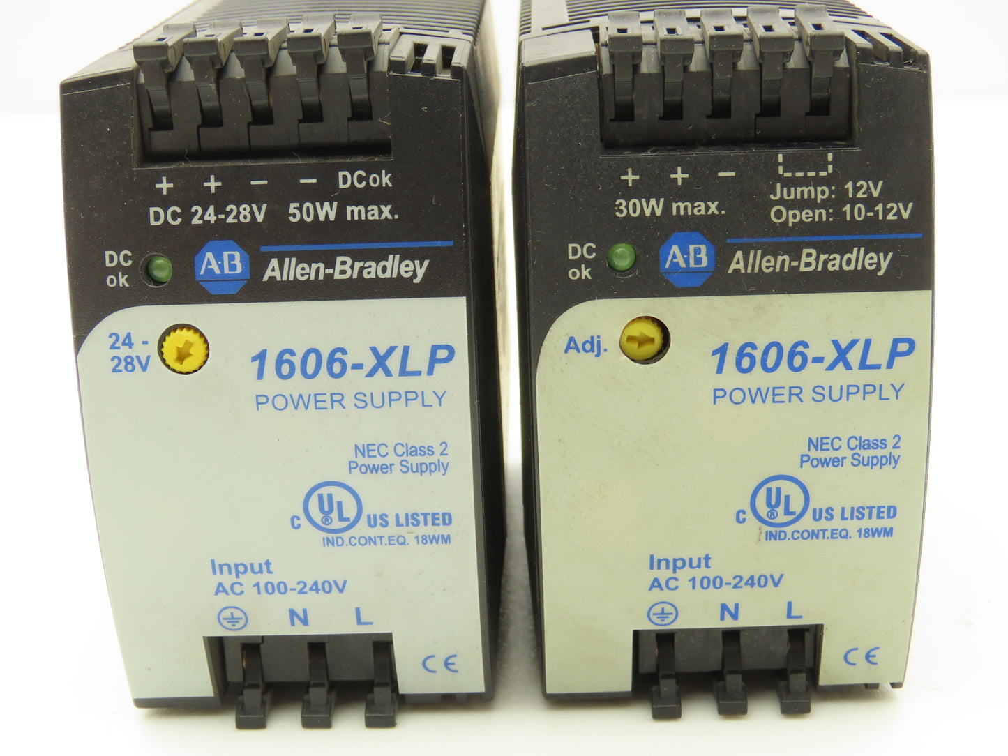 Allen Bradley 1606-XLP30B Power Supply 24VDC 30/50W 120V Lot of 5