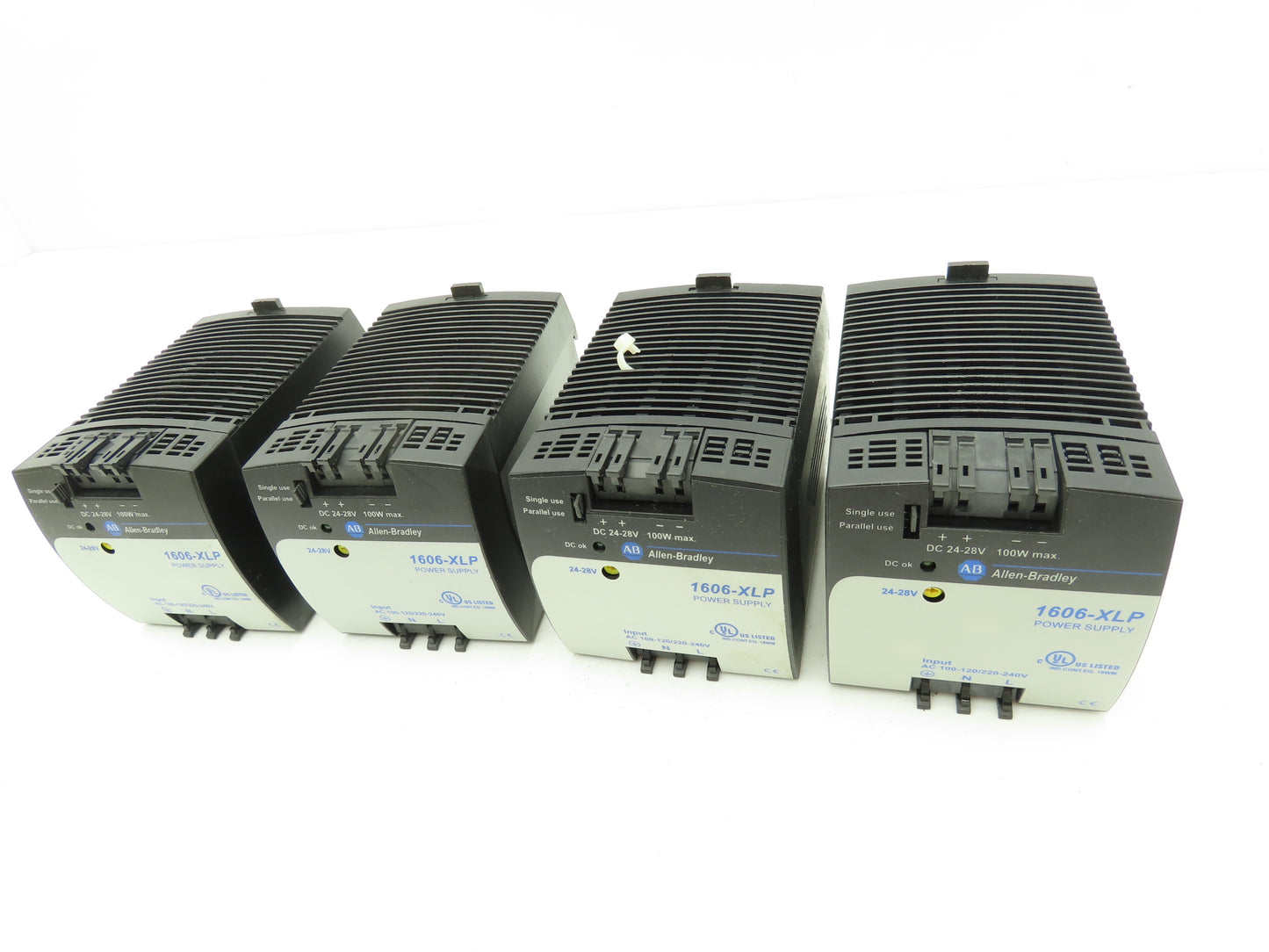 Allen Bradley 1606-XLP100E Power Supply 24VDC 100W 120V Lot of 4