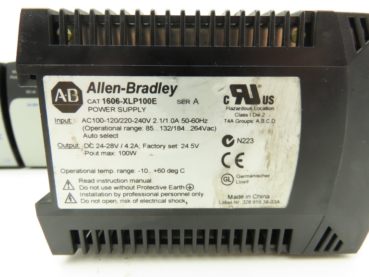 Allen Bradley 1606-XLP100E Power Supply 24VDC 100W 120V Lot of 4