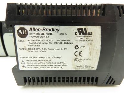 Allen Bradley 1606-XLP100E Power Supply 24VDC 100W 120V Lot of 4