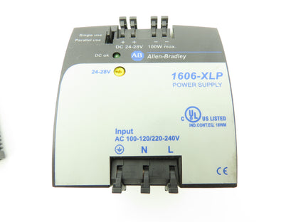 Allen Bradley 1606-XLP100E Power Supply 24VDC 100W 120V Lot of 4