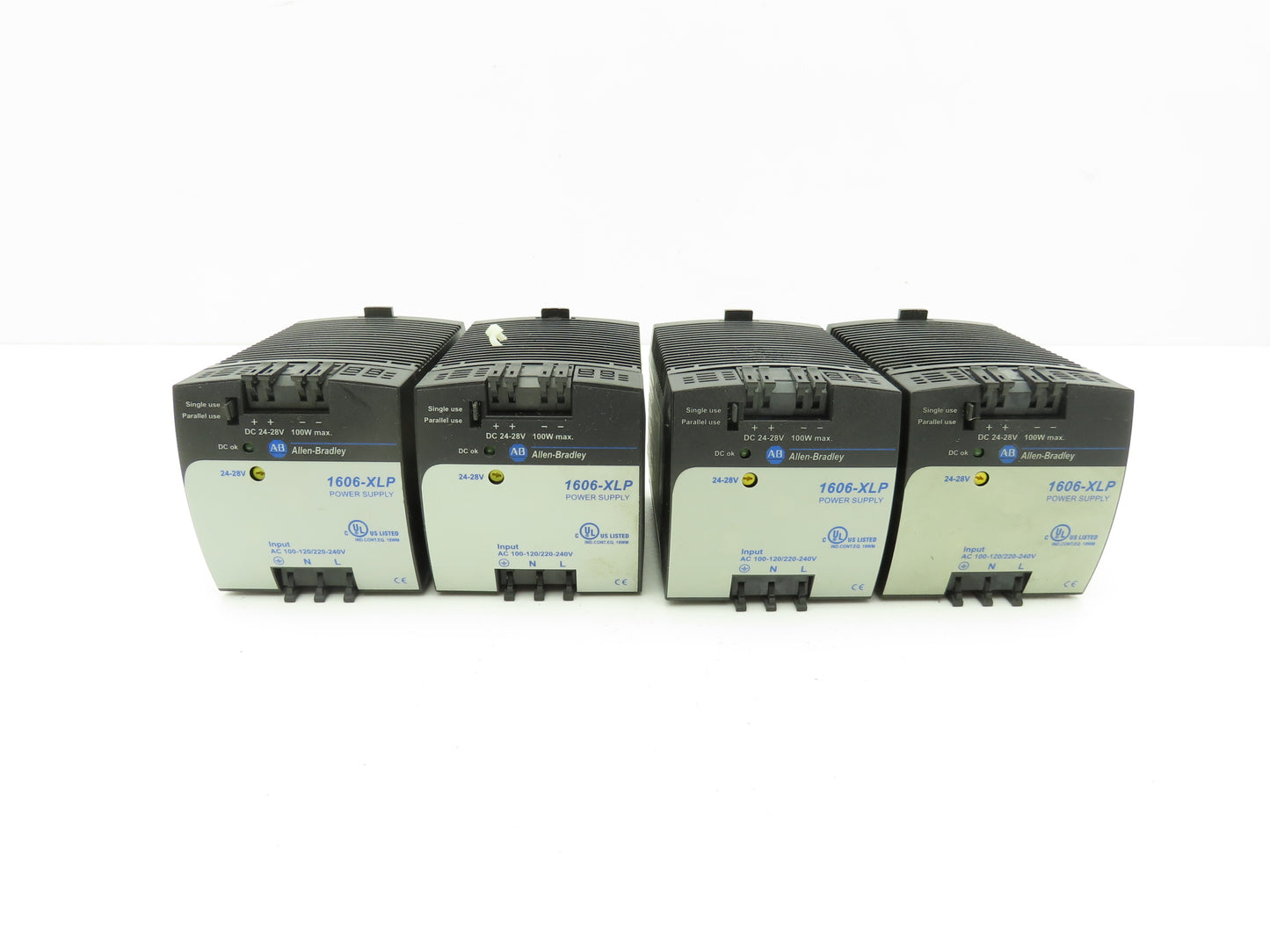 Allen Bradley 1606-XLP100E Power Supply 24VDC 100W 120V Lot of 4