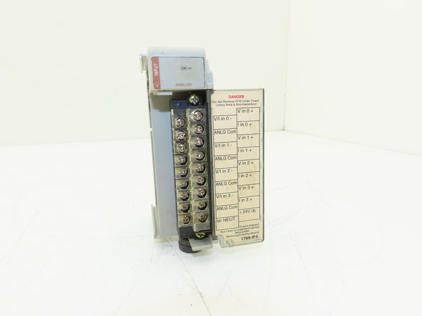 Allen Bradley 1769-IF4 Compact I/O Analog Input Module 24VDC Ser B Rev 1 F/W 2.1