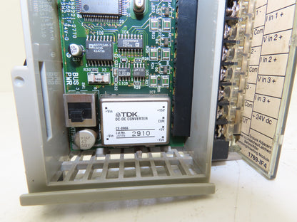 Allen Bradley 1769-IF4 Compact I/O Analog Input Module 24VDC Ser B Rev 1 F/W 2.1