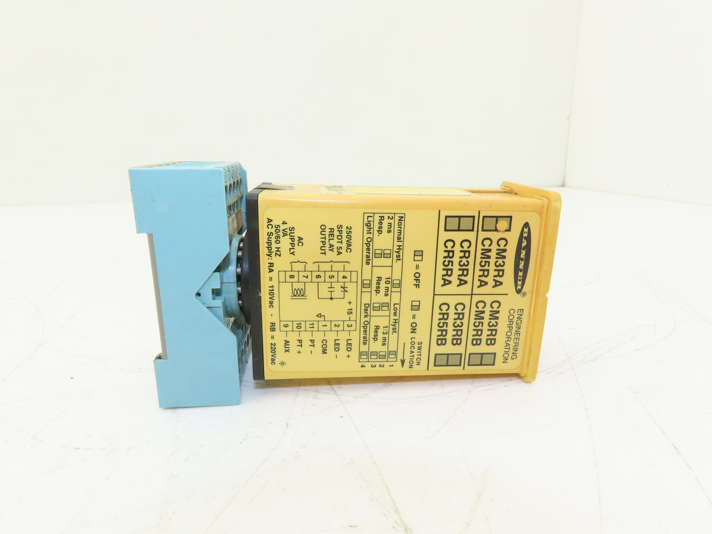 Banner CM3RA Sensor Amplifier Module Maxi-Amp CM Series