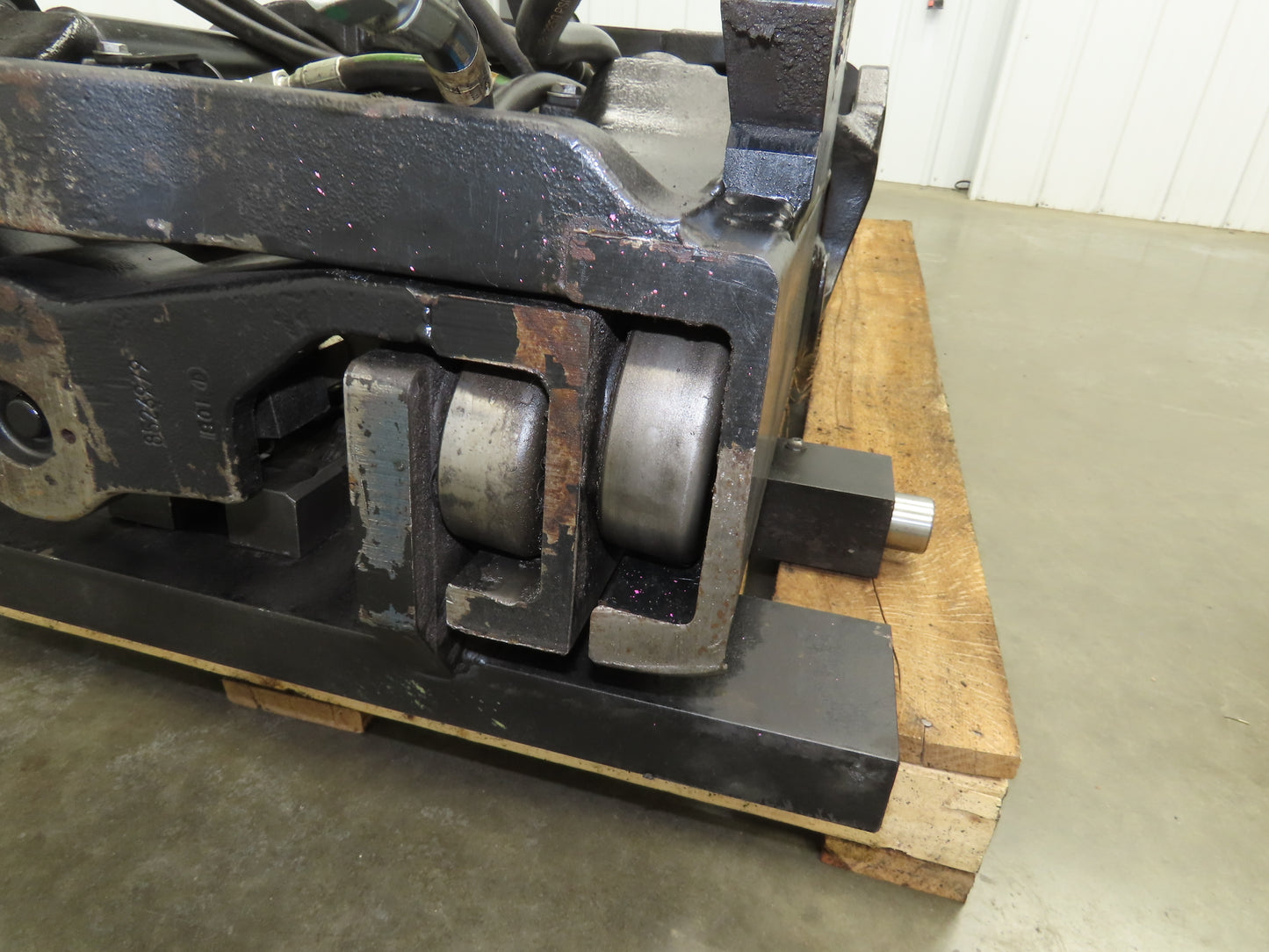 Hyster E80XN Forklift Mast Class IV 2 Stage 4 Lever 144.7" Lift 7000lb READ