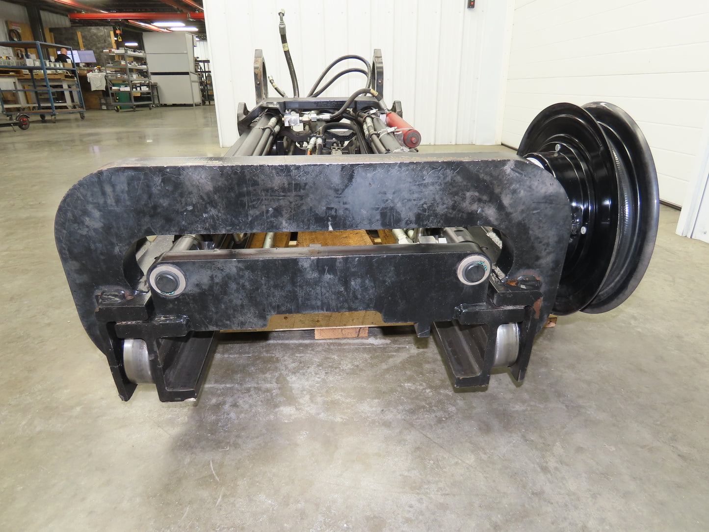 Hyster E80XN Forklift Mast Class IV 2 Stage 4 Lever 144.7" Lift 7000lb READ